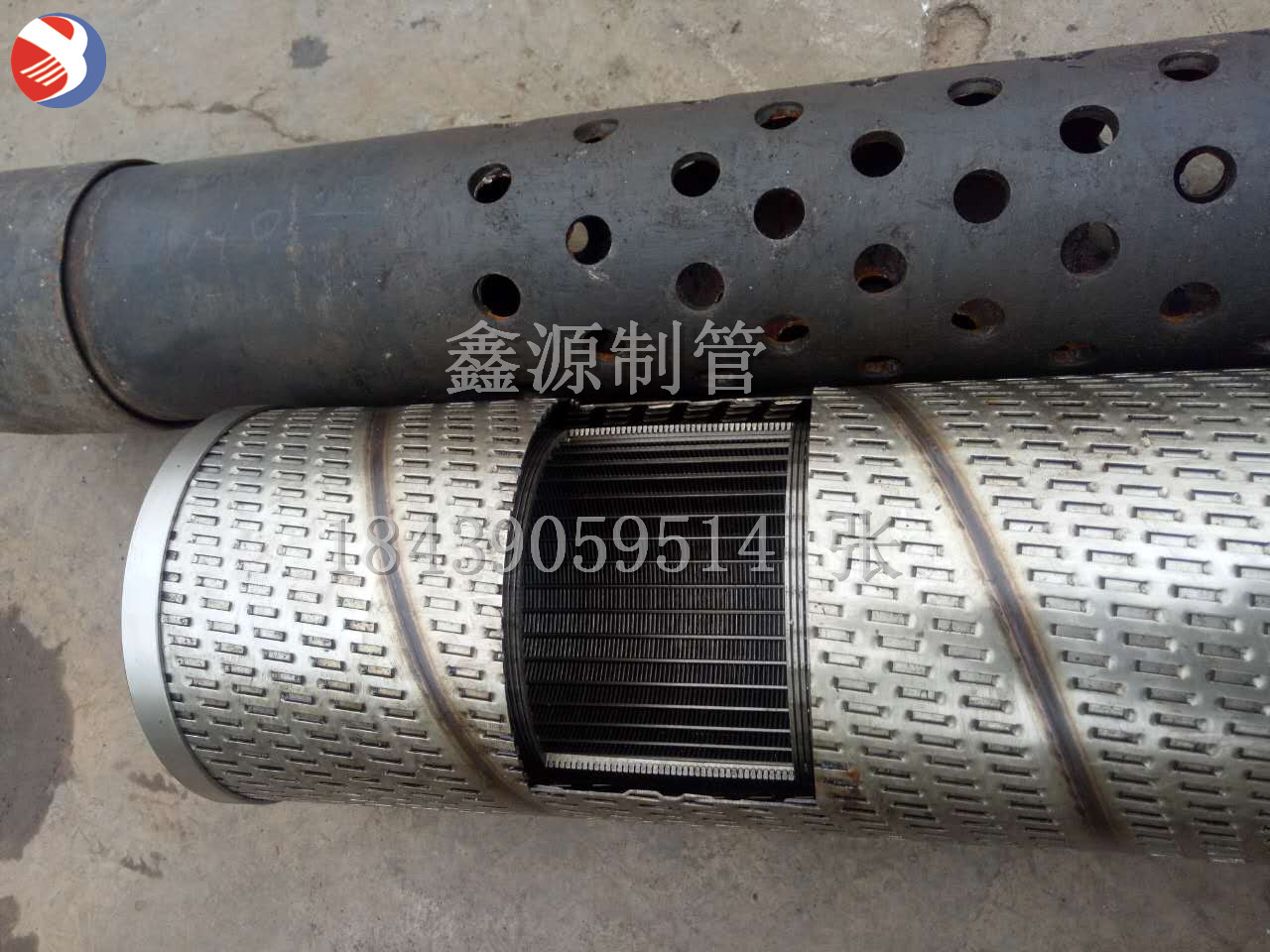 約翰遜雙層地?zé)峋罹照{(diào)井篩管 不銹鋼約翰遜雙層濾管